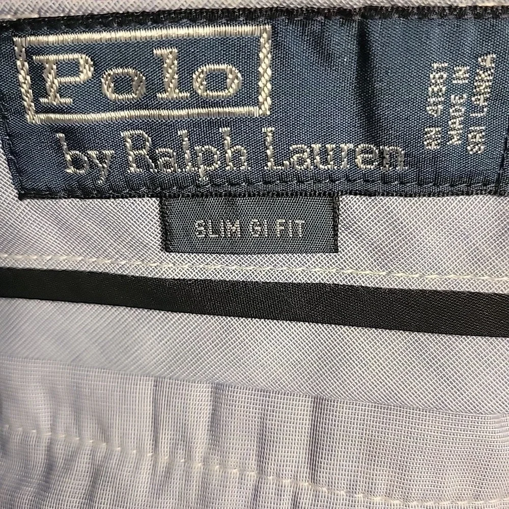 Polo Ralph Lauren Shorts Mens 36 Lavender White Gingham Check Cotton‎ VGT Preppy
